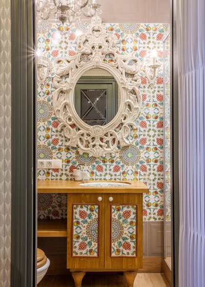 Eclectic Bathroom by Архитектурное бюро «Шаболовка»