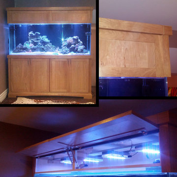 Aquarium canopy in cherry