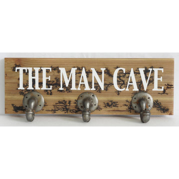 Man Cave Pipe Hook Wall Art
