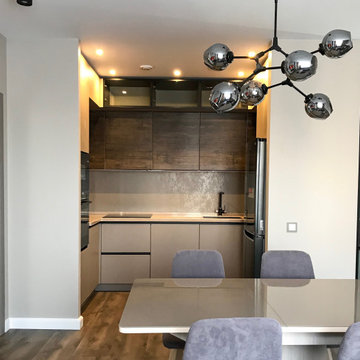 Реализация дизайн-проекта квартира в ЖК Ньютон 86 кв.м. для молодого человека