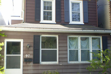 Example of an exterior home design in Toronto