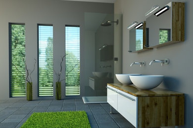 Modernes Badezimmer in Sonstige