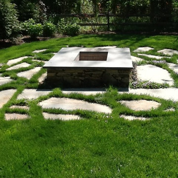 Boulder Ideas & Broken Blue Stone Path