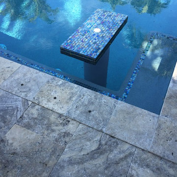 16x16 Silver Travertine Pavers
