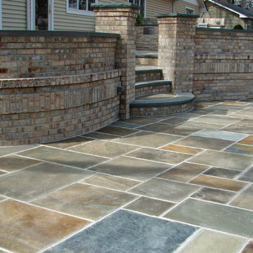 Brick and Bluestone Patio. Melville, NY.