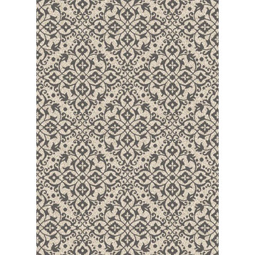 Dominion Ivy and Gray Rug, 5'3"x7'3"
