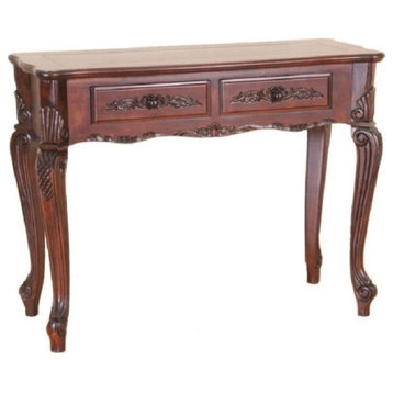 Pemberly Row Console Table in Walnut Stain
