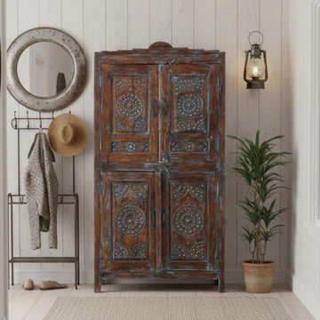 Antique Carved Armoires: Statement Pieces for Heritage Revival Interiors