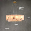 40" Moonshade Natural Marble Chandelier