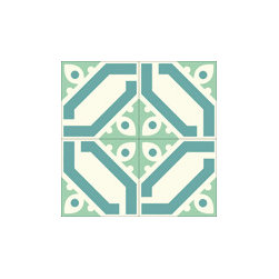Santa Clara" 8x8 Encaustic Cement Tiles - Wall And Floor Tile