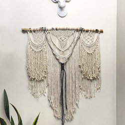 Large Bohemian Macrame Wall Hanging - Tapestries