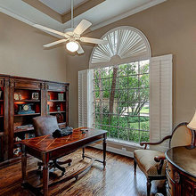 office in living room