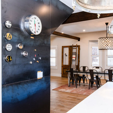 Kitchen and living room
