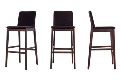 Beech wood frame Akira Five Barstool for comfortable seating in restaurants