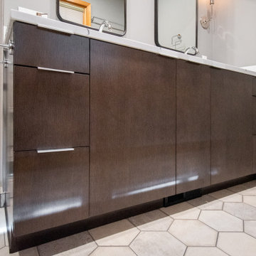 Modern Master Bathroom With Walk In Shower