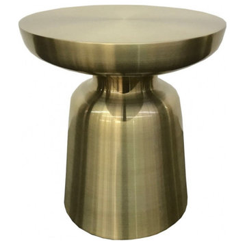 Pier Glam Gold End Table