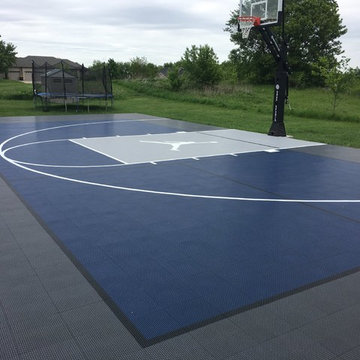 Credit River, MN - Graphite and Dark Blue Outdoor Court