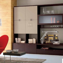 Contemporary Wall Unit Compongo 504W - $2,099.00 - Products