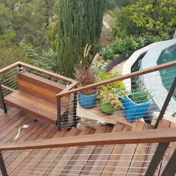 Multi-level Deck on Hillside in Mount Olympus