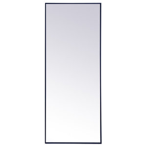 Elegant Decor Eternity 48 Round Contemporary Metal Frame Mirror In Black Wall Mirrors By Ladder Houzz Elegant Decor Eternity 48 Round, 40 X 60 Inch Framed Mirror