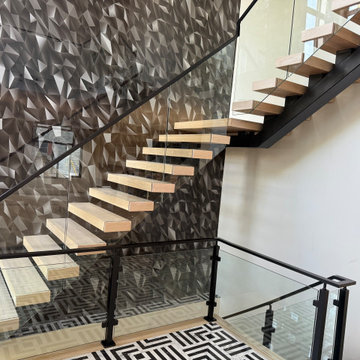 Marlboro NJ Modern stairs and railing