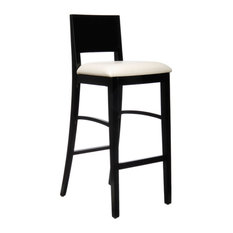 Beechwood Mountain LLC - Con Bar Stool, Black - Bar Stools and Counter Stools