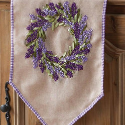 Lavender Wreath Table Runner - Table Runners