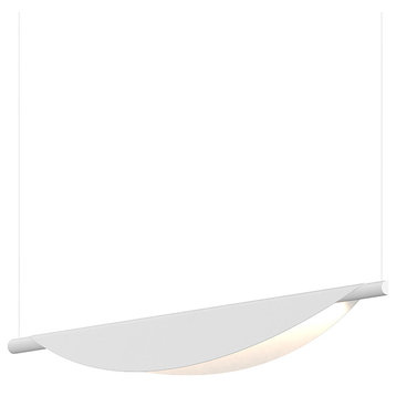 Tela LED Pendant, Satin White
