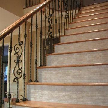 New Rail w/ Tuscan Iron Balusters in Woolwich Twp.