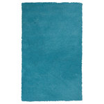 KAS - KAS Bliss 1577 Shag Shag Rug, Highlighter Blue, 8'0"x11'0" - The elegant, hand-made shag area rugs of the Bliss collection will add comfort and luxury to any room. Made of a Poly-acrylic blend, these rugs blend subtle shades for an elegant look. The KS Bliss rug collection is constructed using unique techniques developed by KS to create long-lasting high-quality rugs in colors that compliment today's lifestyles. Select from a range of colors and rectangular sizes.