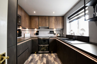 Inspiration for a modern kitchen in Other.