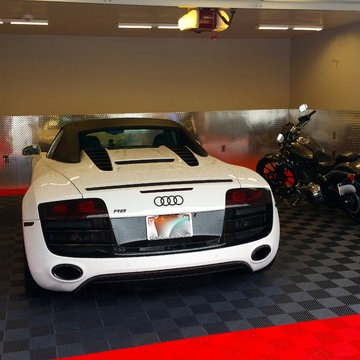 Custom Home Garage Floor by RaceDeck®