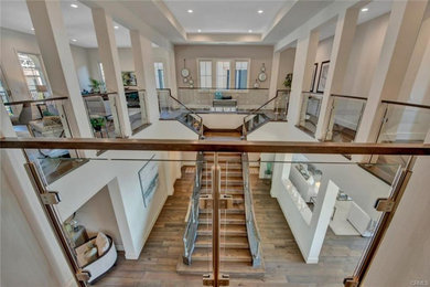 Inspiration for a staircase remodel in Orange County
