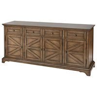 Willets Farmhouse Wood Stain Cabinet