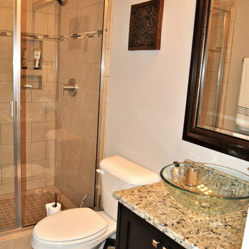 Full bathroom in finished basement