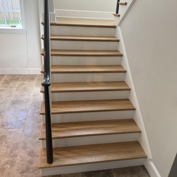 Project #142 | Transitional Staircase with Over-the-Post Balustrade
