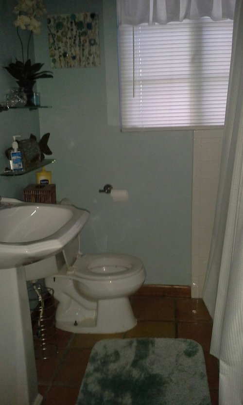 small 6 x 6 bathroom