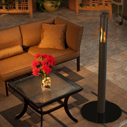DecorPro 4'' x 56'' Olympus Torches Bronze Fireburner D10110 - Indoor Fireplaces