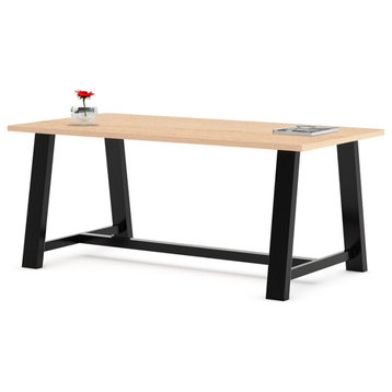 KFI Midtown 3.5 x 6 FT Conference Table - Maple - Standard Height