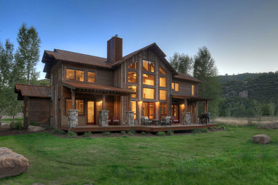 Mountain style porch photo in Albuquerque