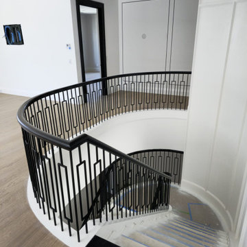 Curved Staircase - Boca Raton