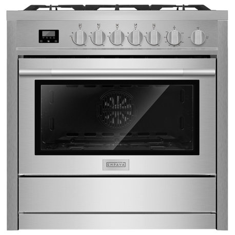 36 in. 5 Burner Slide-In Gas Range With 4.3 cu. ft Single Oven