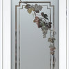 Pantry Door - Vineyard Grapes Cascade - Alder Knotty - 24" x 80" - Knob on...