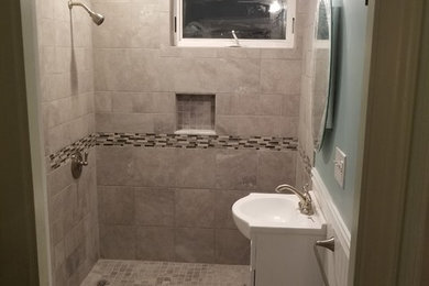 Bathroom - modern bathroom idea in Providence