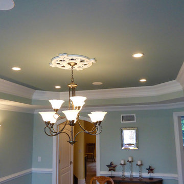 S. Residence | Modern Tale on Center Hall Colonial | Interesting Roof Lines