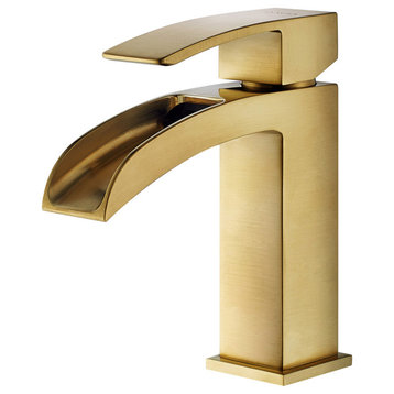 Liberty Single-Handle Basin Bathroom Faucet, Brushed Gold