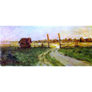 Isaac Ilich Levitan Landscape With an Izba Sketch Wall Decal