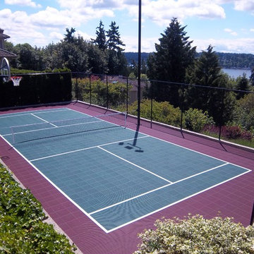 Backyard Multi-Purpose Game Court