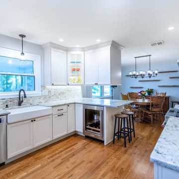 A Free Flowing Kitchen for a Busy Young Family