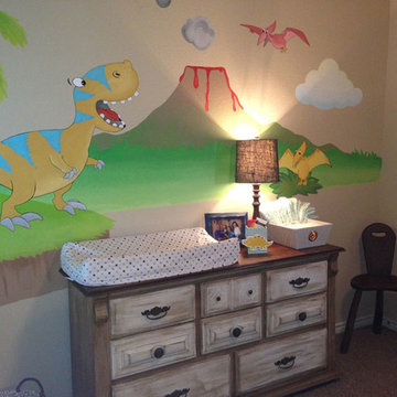 Boys room murals